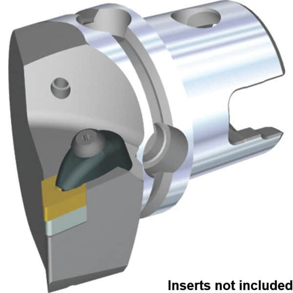 Kennametal - Right Hand Cut, Size KM80TS, DN.. 1506.. & DN.. 442 Insert Compatiblity, External Modular Turning & Profiling Cutting Unit Head - 53mm Ctr to Cutting Edge, 70mm Head Length, Through Coolant, Series Kenclamp - Americas Industrial Supply
