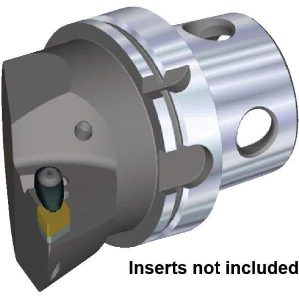 Kennametal - Right Hand Cut, Size KM50TS, DN.. 1506.. & DN.. 442 Insert Compatiblity, Internal or External Modular Turning & Profiling Cutting Unit Head - 35mm Ctr to Cutting Edge, 50mm Head Length, Through Coolant, Series Kenclamp - Americas Industrial Supply