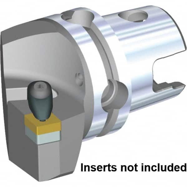 Kennametal - Left Hand Cut, Size KM50TS, CN... 432 & CN..120408 Insert Compatiblity, External Modular Turning & Profiling Cutting Unit Head - 30mm Ctr to Cutting Edge, 50mm Head Length, Through Coolant, Series Kenclamp - Americas Industrial Supply
