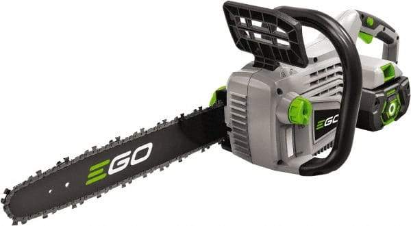 EGO Power Equipment - 56 Volt, Battery Powered Chainsaw - 16" Guide Bar Length, 6,800 RPM, 3/8" Chain Pitch, 0.043 Chain Gauge - Americas Industrial Supply