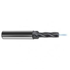 M12 x 1.75 4FL Carbide Thread Mill Tap-Coolant Thru-TiCN - Americas Industrial Supply