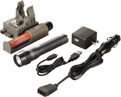 Streamlight - White LED Bulb, 500 Lumens, Industrial/Tactical Flashlight - Black Aluminum Body, 1 3.75V Lithium-Ion Battery Included - Americas Industrial Supply