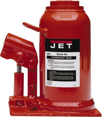 Jet - Manual Bottle, Screw, Ratchet & Hydraulic Jacks Type: Hydraulic Bottle Jack Load Capacity (Ton): 22-1/2 (Inch) - Americas Industrial Supply