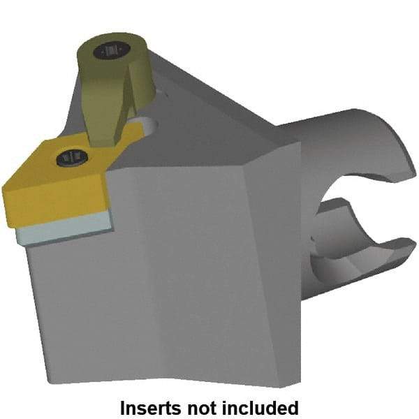 Kennametal - Neutral Cut, Size KM25, DN.. 1104.. & DN... 332 Insert Compatiblity, External Modular Turning & Profiling Cutting Unit Head - 30mm Head Length, Series Kenloc - Americas Industrial Supply