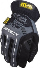 Mechanix Wear - Size L (10) Synthetic Synthetic Leather Work Gloves - For General Purpose, Uncoated, Slip-On Cuff, Full Fingered, Black, Paired - Americas Industrial Supply