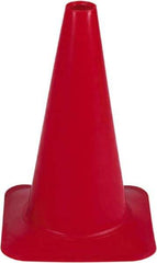 PRO-SAFE - 18" High, Red Sport Traffic Cone - 12" Base Width, 2.5 Lb - Americas Industrial Supply