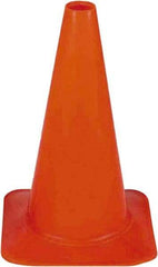 PRO-SAFE - 18" High, Fluorescent Orange Sport Traffic Cone - 12" Base Width, 2.5 Lb - Americas Industrial Supply