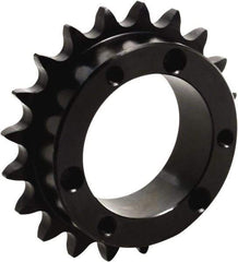 Tritan - 24 Teeth, 1/2" Chain Pitch, Chain Size 40, QD Sprocket - 3.831" Pitch Diam, 4.095" Outside Diam - Americas Industrial Supply