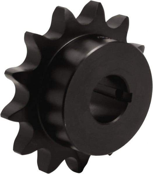 Tritan - 27 Teeth, 5/8" Chain Pitch, Chain Size 50, Finished Bore Sprocket - 5.384" Pitch Diam, 5.709" Outside Diam - Americas Industrial Supply