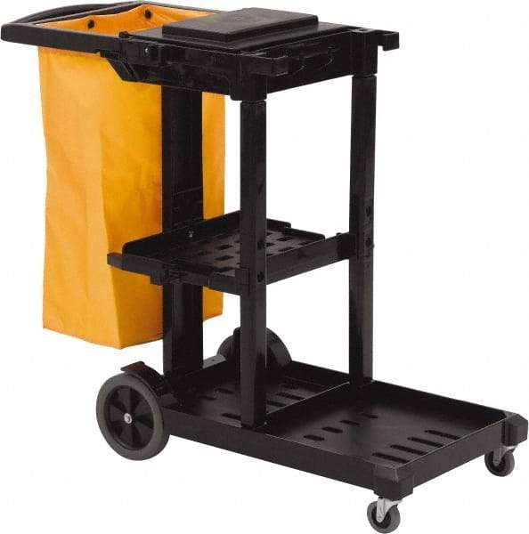 O-Cedar - 100 Qt Plastic Janitor Cart - 18-1/4" Width - Americas Industrial Supply