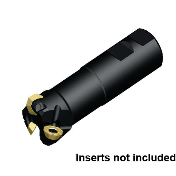 Kennametal - 31.75mm Cut Diam, 3.5mm Max Depth of Cut, 1" Shank Diam, 3.28" OAL, Indexable Chamfer & Angle End Mill - OFPT06L5AFENGB Insert Style, Cylindrical Shank, 45° Lead Angle, Through Coolant - Americas Industrial Supply