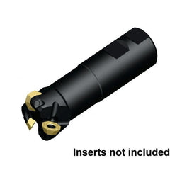 Kennametal - 31.75mm Cut Diam, 3.5mm Max Depth of Cut, 1" Shank Diam, 3.28" OAL, Indexable Chamfer & Angle End Mill - OFPT06L5AFENGB Insert Style, Cylindrical Shank, 45° Lead Angle, Through Coolant - Americas Industrial Supply