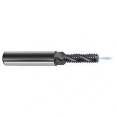 M10 x 1.0 4FL Carbide Thread Mill Tap-Coolant Thru-TiCN - Americas Industrial Supply