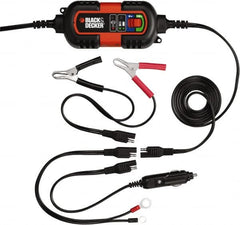 Black & Decker - 6/12 Volt Automatic Charger/Maintainer - 2 Amps - Americas Industrial Supply