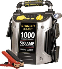 Stanley - 12 Volt Jump Starter - 500 Amps, 1,000 Peak Amps - Americas Industrial Supply