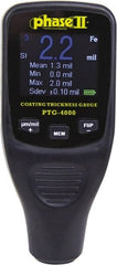 Phase II - Coating Thickness Gages Maximum Thickness Measurement (mil): 50.00 Minimum Thickness Measurement (mil): 0.10 - Americas Industrial Supply