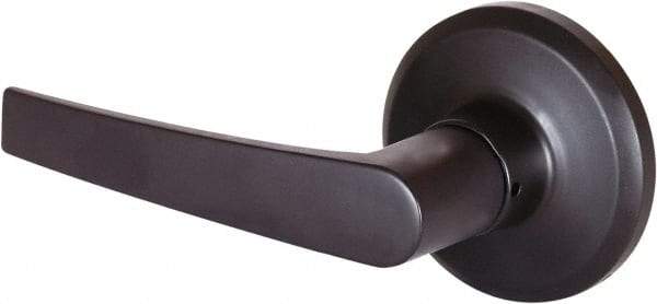 Stanley - Grade 2 Dummy Lever Lockset - 2-3/8 & 2-3/4" Back Set, Keyless Cylinder, Brass Alloy, Oil Rubbed Bronze Finish - Americas Industrial Supply