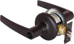 Stanley - Grade 2 Office Lever Lockset - 2-3/8 & 2-3/4" Back Set, Brass Alloy, Oil Rubbed Bronze Finish - Americas Industrial Supply