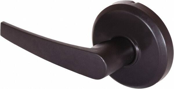 Stanley - Grade 2 Dummy Lever Lockset - 2-3/4" Back Set, Keyless Cylinder, Brass Alloy, Oil Rubbed Bronze Finish - Americas Industrial Supply