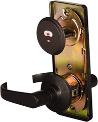 Stanley - Grade 2 Passage Lever Lockset - 2-3/4" Back Set, Keyless Cylinder, Brass Alloy, Oil Rubbed Bronze Finish - Americas Industrial Supply