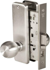 Stanley - Grade 1 Office Lever Lockset - 2-3/4" Back Set, Best SFIC Cylinder, Brass Alloy, Satin Chrome Finish - Americas Industrial Supply