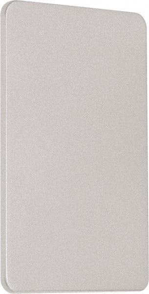 Precision - 4" OAL Nonhanded Flatbar - 32 to 36" Door Width, Painted Aluminum Finish, Grade 1, Reliant Series - Americas Industrial Supply