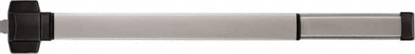 Precision - 48" OAL Right Hand Reverse Fire Rated Flatbar - 32 to 36" Door Width, Painted Aluminum Finish, Grade 1, Reliant Series - Americas Industrial Supply