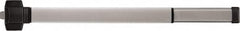 Precision - 48" OAL Right Hand Reverse Fire Rated Flatbar - 32 to 36" Door Width, Painted Aluminum Finish, Grade 1, Reliant Series - Americas Industrial Supply