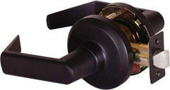 Stanley - Grade 1 Passage Lever Lockset - 2-3/4" Back Set, Keyless Cylinder, Brass Alloy, Oil Rubbed Bronze Finish - Americas Industrial Supply