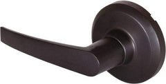 Stanley - Grade 1 Dummy Lever Lockset - 2-3/4" Back Set, Keyless Cylinder, Brass Alloy, Oil Rubbed Bronze Finish - Americas Industrial Supply