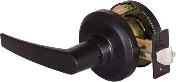 Stanley - Grade 1 Communicating Lever Lockset - 2-3/4" Back Set, Key In Lever Cylinder, Brass Alloy, Oil Rubbed Bronze Finish - Americas Industrial Supply
