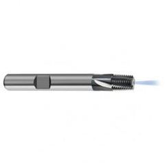 1/2-14 5FL Carbide Thread Mill NPT Tap-Coolant Thru-TiCN - Americas Industrial Supply