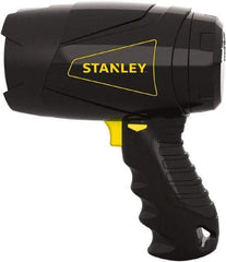 Stanley - Black Halogen Spotlight - 400 Lumens, 6 Volt, 3 Watt - Americas Industrial Supply