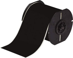 Brady - 4" Wide x 1,200" Long, Black Vinyl Tape - For BBP30 Label Printer, BBP33 Label Printer, BBP35 Multicolor Sign & Label Printer, BBP37 Color & Cut Sign & Label Printer, BradyPrinter S3100, BBP31 Sign & Label Printer - Americas Industrial Supply
