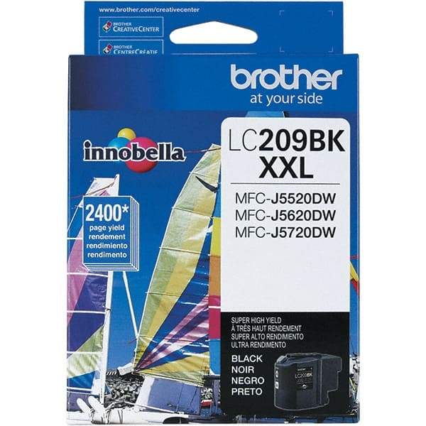 Brother - Black Ink Cartridge - Use with Brother MFC-J4320DW, J4420DW, J4620DW - Americas Industrial Supply