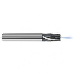 1-11-1/2 5FL Carbide Thread Mill NPTF Tap-Coolant Thru-TiCN - Americas Industrial Supply