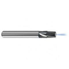 1-11-1/2 5FL Carbide Thread Mill NPTF Tap-Coolant Thru-TiCN - Americas Industrial Supply