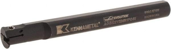 Kennametal - 5/8" Min Bore Diam, 125mm OAL, 1/2" Shank Diam, A-EVE Indexable Boring Bar - 1" Max Bore Depth, EG0160M1FP02 Insert - Americas Industrial Supply