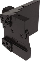 Seco - Tool Block Style 150.10-JETI, 25mm Blade Height, 130.5mm OAL, 100mm OAH, Indexable Cutoff Blade Tool Block - 40mm Shank Width, Through Coolant - Americas Industrial Supply