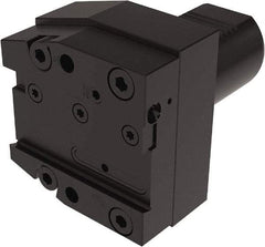 Seco - Tool Block Style 150.10-JETI, 25mm Blade Height, 96mm OAL, 90mm OAH, Indexable Cutoff Blade Tool Block - 50mm Shank Width, Through Coolant - Americas Industrial Supply