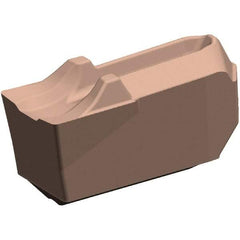 Kennametal - EC-U4 CF Grade KCM35B, 4mm Cutting Width Carbide Cutoff Insert - Neutral Lead Angle, 0.2mm Corner Radius, TiOCN Finish - Americas Industrial Supply