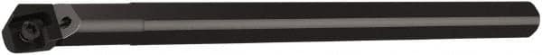 Seco - 16mm Min Bore Diam, 8" OAL, 1/2" Shank Diam, A08-SCFCR Indexable Boring Bar - 1-1/2" Max Bore Depth, CC..3 Insert, Screw Holding Method - Americas Industrial Supply
