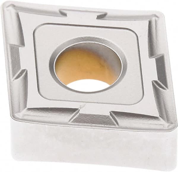 Seco - CNMG432 MF2 Grade TP3501 Carbide Turning Insert - Ti(C/N)/Al2O3 Finish, 80° Diamond, 1/2" Inscr Circle, 3/16" Thick, 1/32" Corner Radius - Americas Industrial Supply
