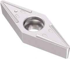 Seco - VBMT331 M3 Grade TP3501 Carbide Turning Insert - TiCN/Al2O3 Finish, 35° Diamond, 3/8" Inscr Circle, 3/16" Thick, 1/64" Corner Radius - Americas Industrial Supply
