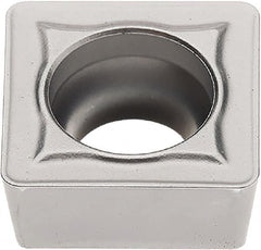 Seco - SCMT433 M3 Grade TK1501 Carbide Turning Insert - Ti(C/N)/Al2O3/Cr Finish, 90° Square, 1/2" Inscr Circle, 3/16" Thick, 3/64" Corner Radius - Americas Industrial Supply