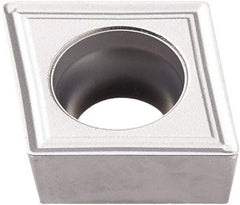 Seco - CCMT21.52 M3 Grade TP3501 Carbide Turning Insert - TiCN/Al2O3 Finish, 80° Diamond, 1/4" Inscr Circle, 3/32" Thick, 1/32" Corner Radius - Americas Industrial Supply