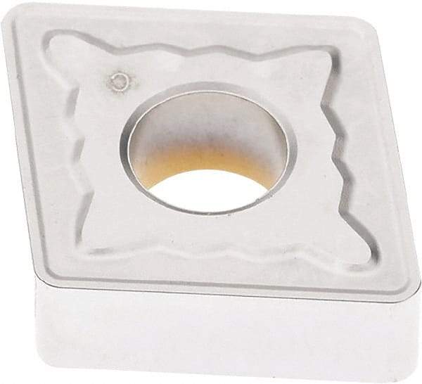 Seco - CNMG434 MR7 Grade TK0501 Carbide Turning Insert - Ti(C/N)/Al2O3/Cr Finish, 80° Diamond, 1/2" Inscr Circle, 3/16" Thick, 1/16" Corner Radius - Americas Industrial Supply