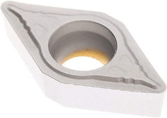 Seco - DCMT32.52 F1 Grade TK0501 Carbide Turning Insert - Ti(C/N)/Al2O3/Cr Finish, 55° Diamond, 3/8" Inscr Circle, 5/32" Thick, 1/32" Corner Radius - Americas Industrial Supply