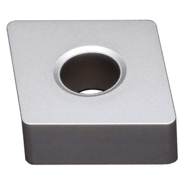 Seco - CNMA434 Flat Top Grade TK1501 Carbide Turning Insert - Ti(C/N)/Al2O3/Cr Finish, 80° Diamond, 1/2" Inscr Circle, 3/16" Thick, 1/16" Corner Radius - Americas Industrial Supply