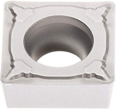 Seco - SCMT432 F1 Grade TP3501 Carbide Turning Insert - TiCN/Al2O3 Finish, 90° Square, 1/2" Inscr Circle, 3/16" Thick, 1/32" Corner Radius - Americas Industrial Supply